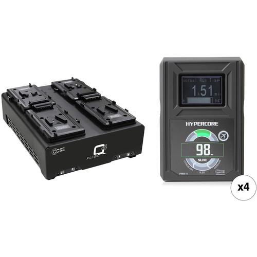 Core SWX HyperCore Slim 98 4-Battery Kit with Fleet Q Charger