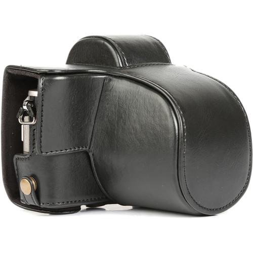 MegaGear MG917 Ever Ready Leather Case with Bottom Opening for Olympus PEN E-PL8