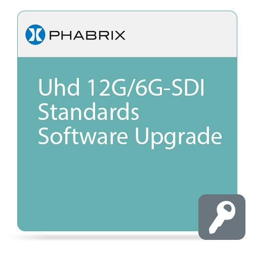 PHABRIX UHD 12G 6G-SDI Standards Software for Qx IP Analyzer