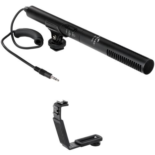 Polsen SCL-1075 Shotgun Microphone Kit with Dual-Shoe Bracket