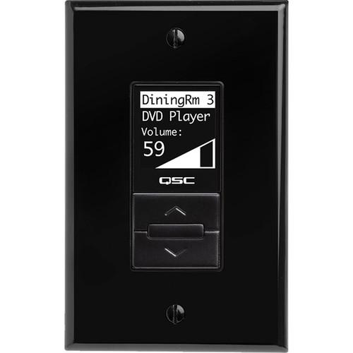 QSC Decora-Style Multi-Function Wallmount Controller for use with MP-M Series Zone Mixers