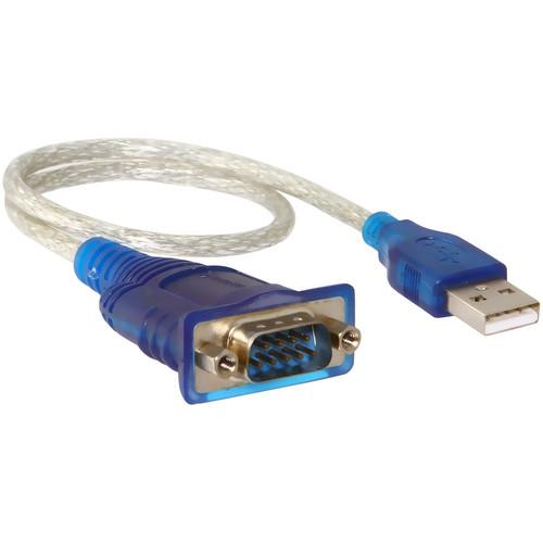 Sabrent USB 2.0 Type-A Male to RS-232 DB9 Serial 9-Pin Male Adapter Cable