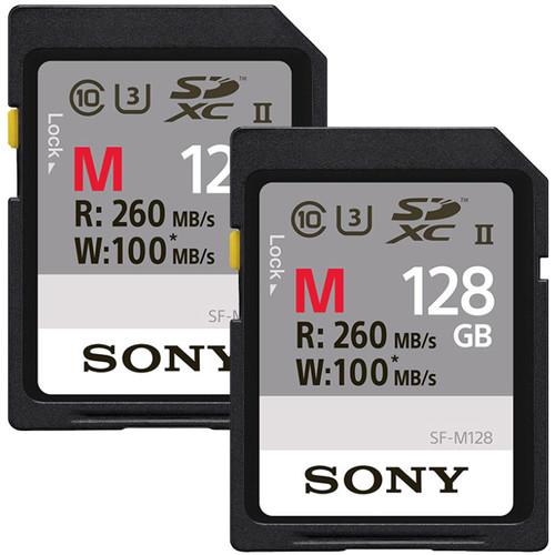 Sony 128GB M Series UHS-II SDXC Memory Card Kit
