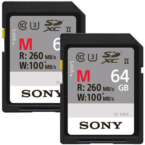 Sony 64GB M Series UHS-II SDXC Memory Card Kit