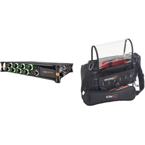 Sound Devices Mixpre-10T Audio Recorder with K-Tek Audio Bag Kit