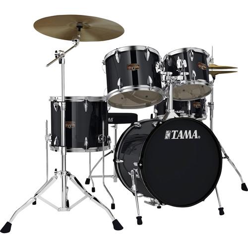 TAMA IP58NCHBK Imperialstar 5-Piece Drum Set with Cymbals