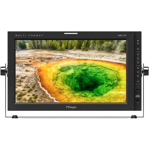 TVLogic 16.5"1920x1080QC-Grade Super-IPS LCD Monitor,2x3G HD SD-SDI Inps & Out, DVI-I & HDMI In