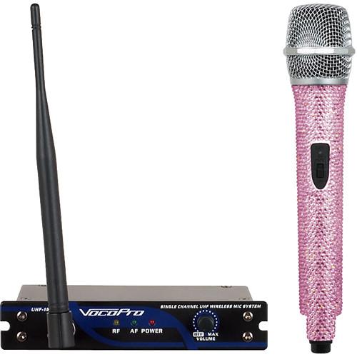 VocoPro UHF-18-B-Diamond Single-Channel Handheld Wireless Microphone System