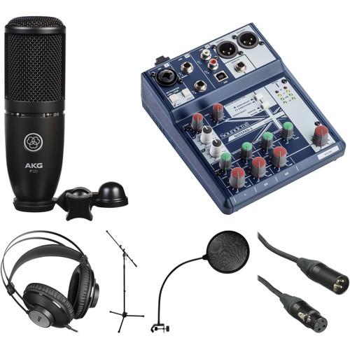 AKG P120 Condenser Microphone Starter Recording Kit