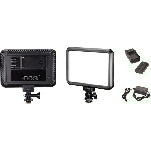 Bescor Specter LED Single-Light Kit with Battery, Charger, and Power Supply