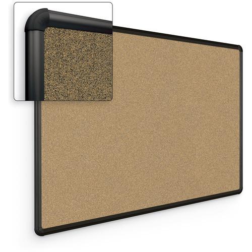 Best Rite Splash-Cork Tackboard with Black Presidential Trim