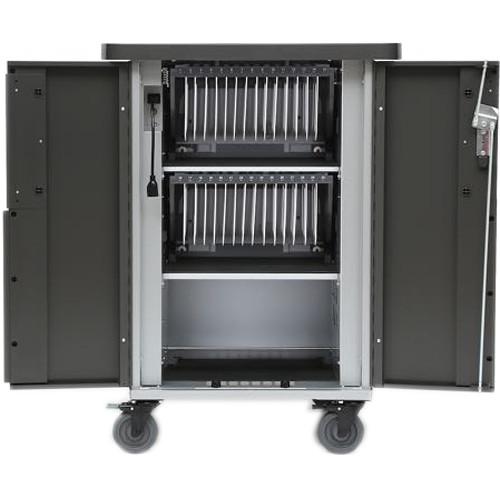 Bretford EVER Cart T30 Mobile 30-Device AC Charging Cart with 180° Rear Door