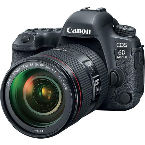 Canon EOS 6D Mark II DSLR Camera with 24-105mm f 4L II Lens