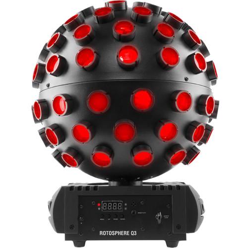 CHAUVET DJ Rotosphere Q3 - RGBW LED Mirror Ball Simulator Effect with DMX