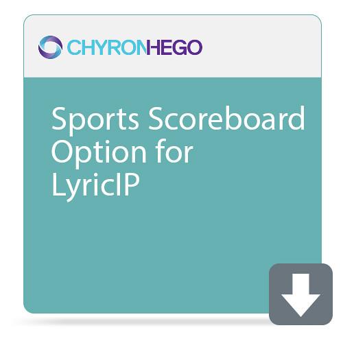 ChyronHego Sports Scoreboard Option for LyricIP, ChyronHego, Sports, Scoreboard, Option, LyricIP