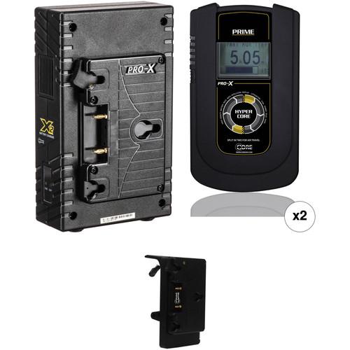Core SWX HyperCore Prime Two-Battery Kit for Sony FS7 with X2A Vertical Charger