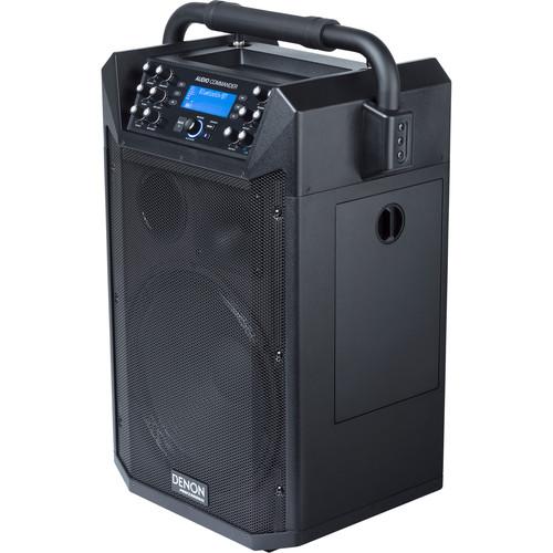 Denon Audio Commander Professional Mobile PA System with Two Wireless Microphones
