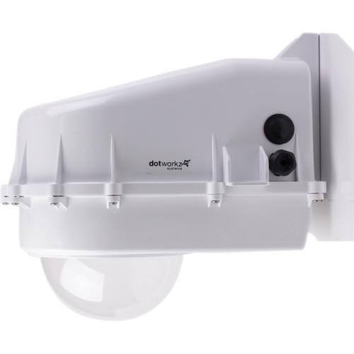 Dotworkz D2 High Efficiency Power Solar Tornado Camera Enclosure with Tinted Lens for Low Power Applications