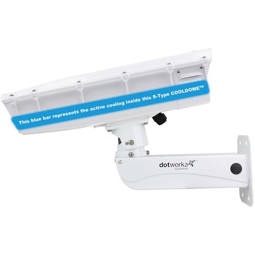 Dotworkz S-Type COOLDOME 24 VDC Active Cooling Camera Enclosure with Stainless Steel Arm
