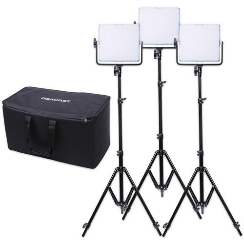Dracast 728B LED Panel 3-Light Kit