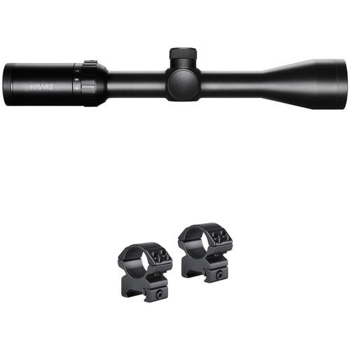 Hawke Sport Optics 3-9x40 Vantage IR Riflescope & Medium Match Ring Mount Kit