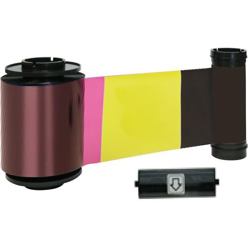 IDP YMCKOK Full-Color, Two Resin Black, and Overlay Panel Ribbon with Cleaning Roller for Smart-70 Printer