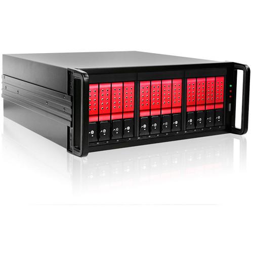 iStarUSA 4 RU 12-Bay 3.5" SATA 6.0 Gb s eSATA JBOD Trayless Chassis with 500W Power Supply