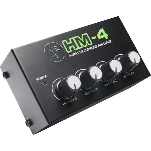 Mackie HM-4 4-Way Headphone Amplifier, Mackie, HM-4, 4-Way, Headphone, Amplifier