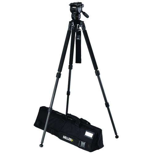 Miller CX2 Fluid Head with Solo 75 2-Stage Carbon Fiber Tripod System