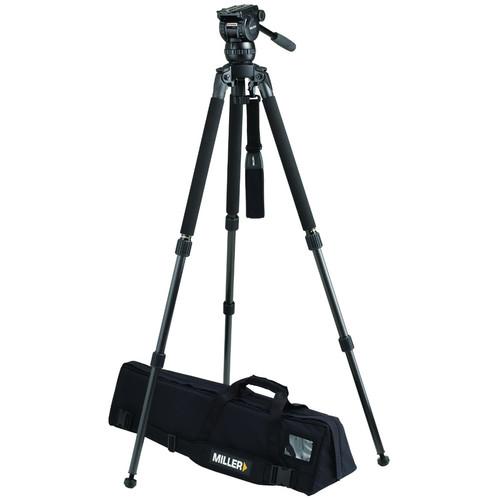 Miller CX6 Fluid Head with Solo 75 2-Stage Carbon Fiber Tripod System