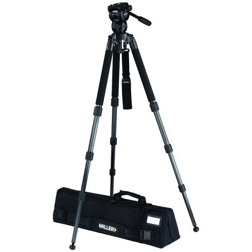 Miller CX6 Fluid Head with Solo 75 3-Stage Carbon Fiber Tripod System