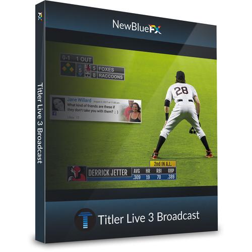 NewTek NewBlueFX Titler Live 3 Broadcast Coupon Code