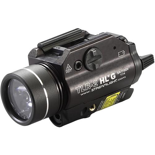 Streamlight TLR-2 HL G High-Lumen Rail-Mounted Strobing Tactical Light with Green Laser