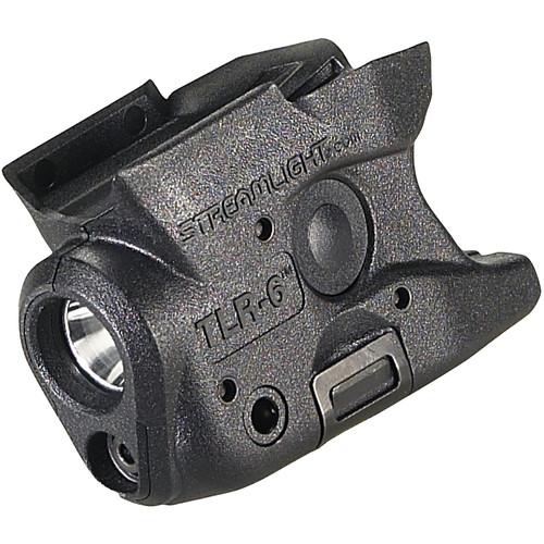 Streamlight TLR-6 Gun-Mounted Tactical Light with Red Aiming Laser for M&P Shield 40 9