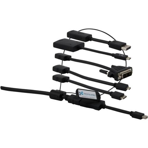 TechLogix Networx HDMI Cable with DVI, DisplayPort, Mini DisplayPort, Micro-HDMI, Mini HDMI & USB-C Adapters