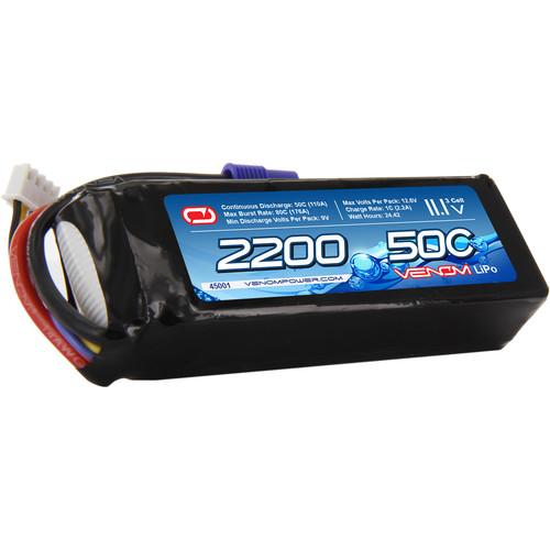 Venom Group Marine 11.1V 2200mAh 50C 3S LiPo Battery with EC3 Plug