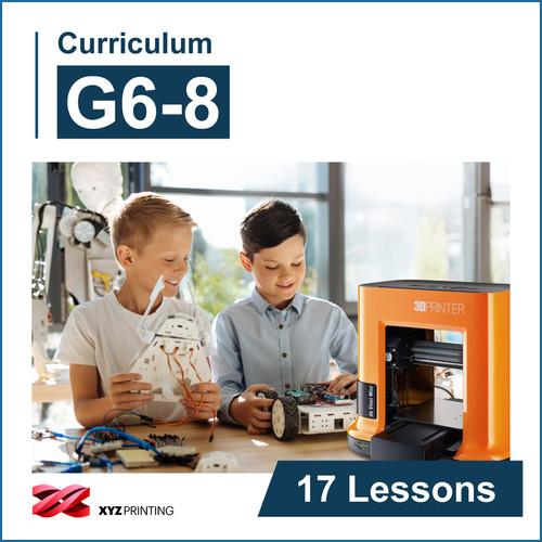 XYZprinting Grades 6-8 STEAM Curriculum 1-Year Subscription