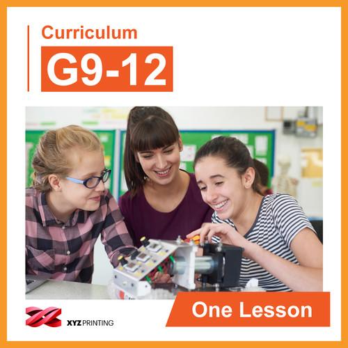XYZprinting Grades 9-12 STEAM Curriculum One Lesson
