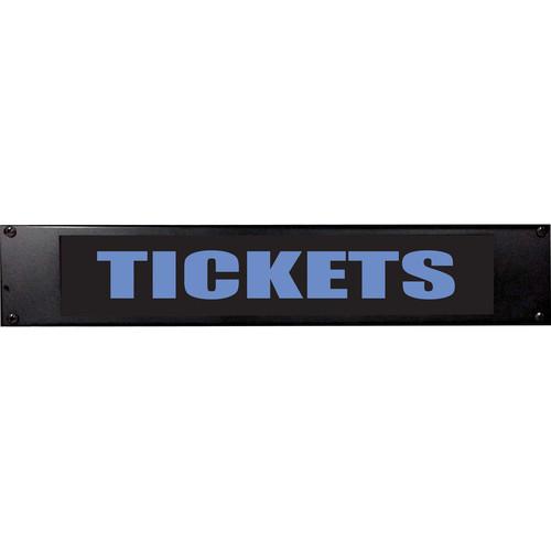 American Recorder TICKETS Sign with LEDs