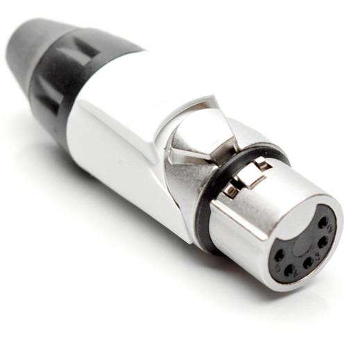 Amphenol AX Series 5-Pin XLRF Cable Connector with Marking Sleeve