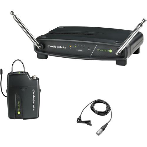 Audio-Technica ATW-901A L System 9 VHF Wireless Unipak System with an Omnidirectional Lavalier Microphone