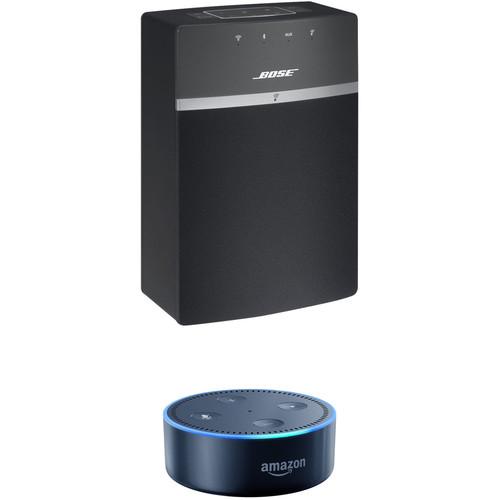 Bose SoundTouch 10 Wireless Music System and Amazon Echo Dot Kit, Bose, SoundTouch, 10, Wireless, Music, System, Amazon, Echo, Dot, Kit