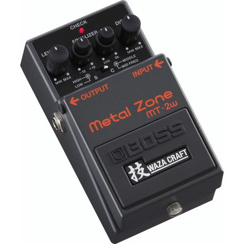 BOSS MT-2W Metal Zone Waza Craft Distortion Pedal for Electric Guitars