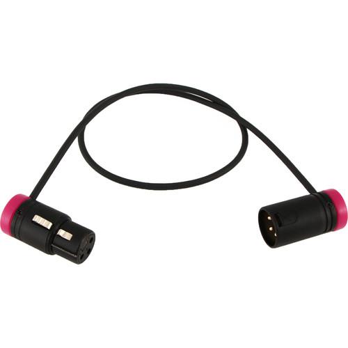 Cable Techniques Low-Profile, 3-Pin XLR Female to 3-Pin XLR Male Adjustable-Angle Cable