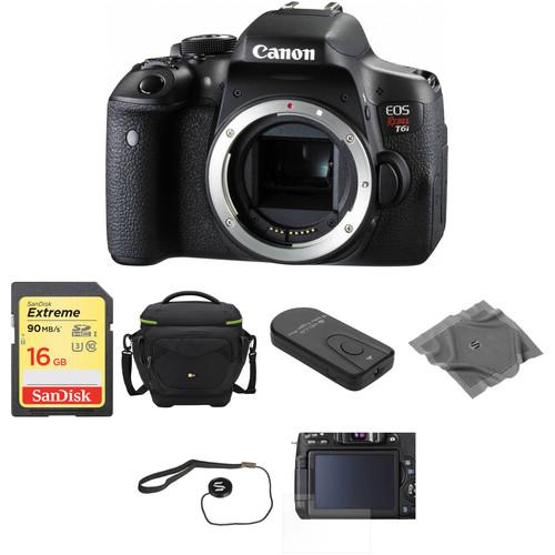 Canon EOS Rebel T6i DSLR Camera Body Basic Kit