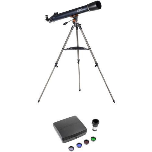 Celestron AstroMaster LT 80AZ 80mm f 11 Alt-Az Refractor Planetary Observing Kit
