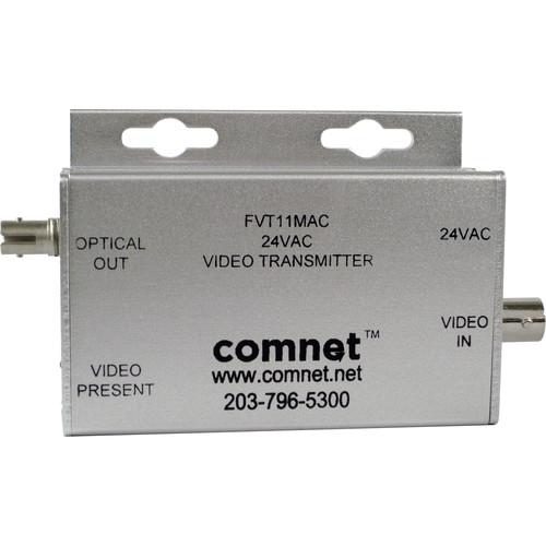 COMNET Multimode 850nm Mini Video Transmitter with 24 VAC Transformer Isolated