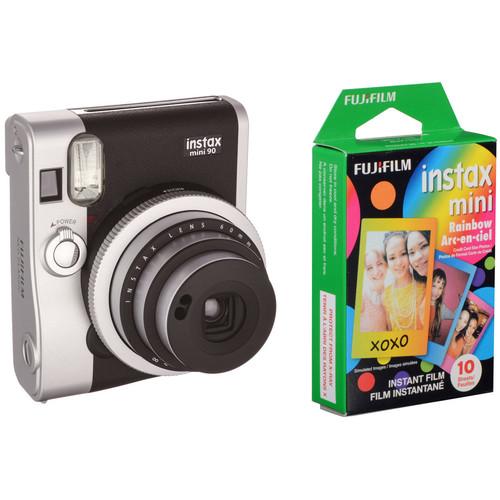 FUJIFILM INSTAX Mini 90 Neo Classic Instant Film Camera with Single Pack of Film Kit