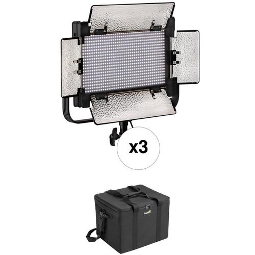 Genaray SpectroLED SP-S-800D Daylight Studio LED 3-Light Kit