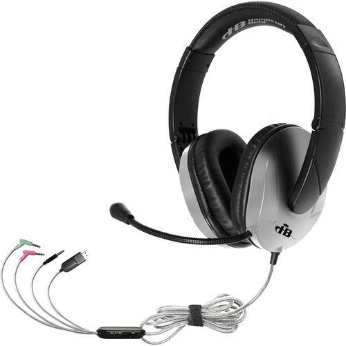 HamiltonBuhl TriosPlus Multimedia Headset with Steel-Reinforced Gooseneck Microphone